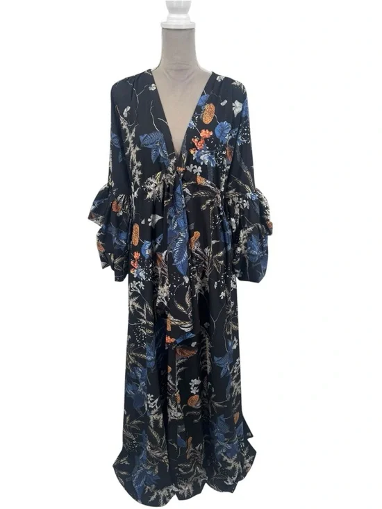 TOV Holy Floral Boho Maxi Dress Small Free People Style Romantic Cottagecore - Picture 4 of 10